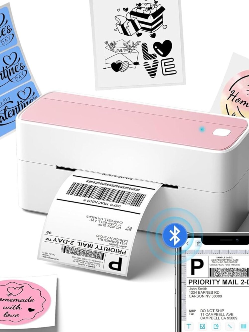 Phomemo Bluetooth Thermal Label Printer